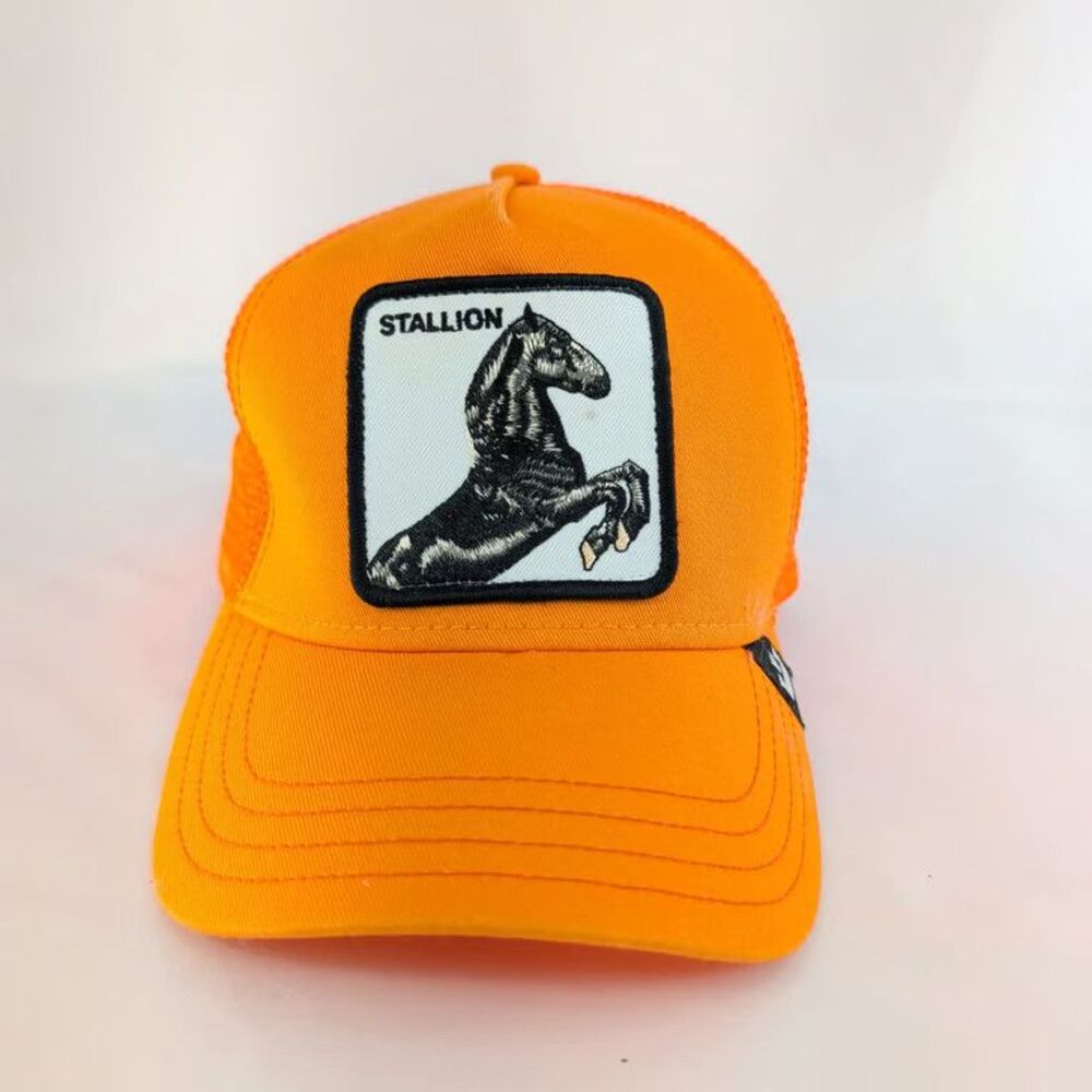 Goorin Bros The Farm Stallion Trucker Hat Shoe Palace Exclusive Orange Snapback